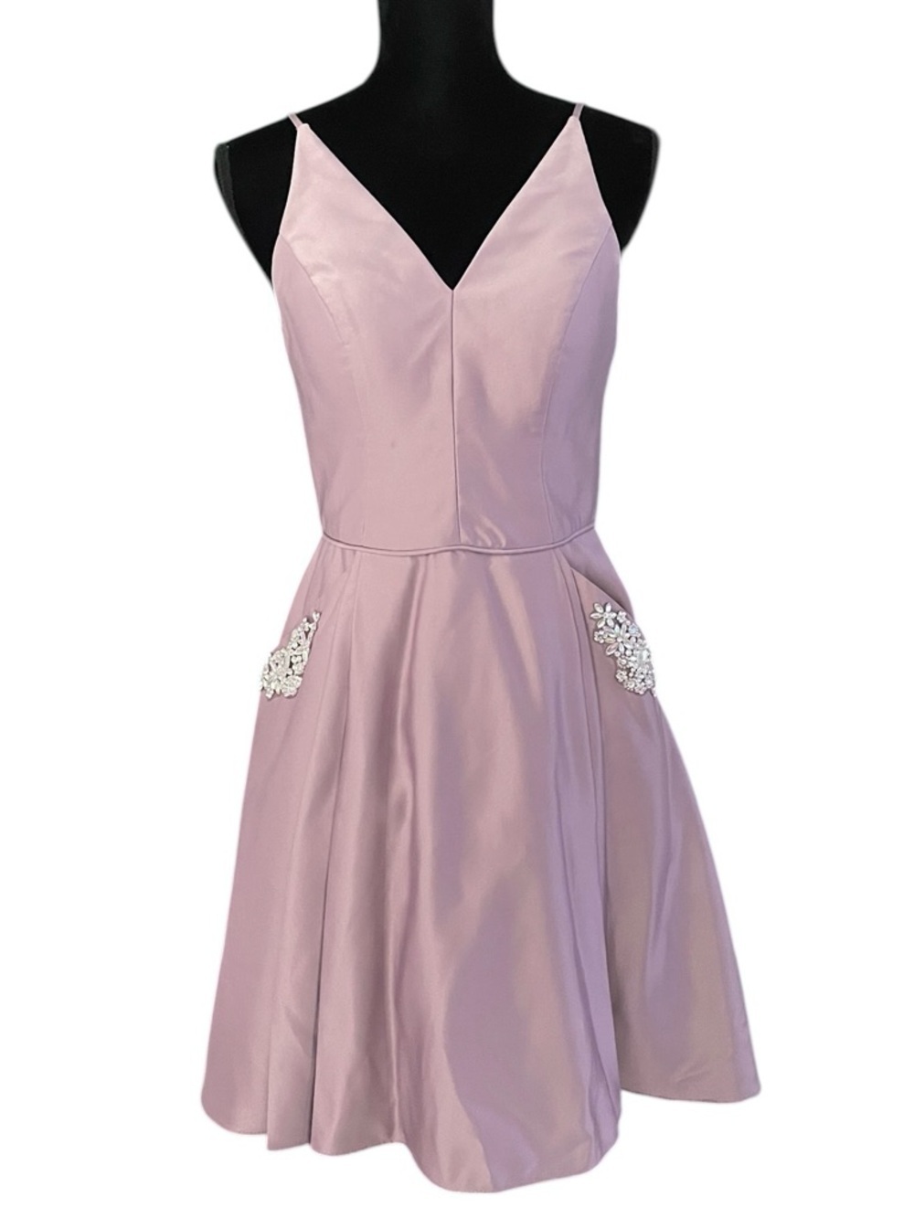 Blondie Nites by Stacy Sklar Purple Fit & Flare Party Dress Juniors 7 HOCO dance